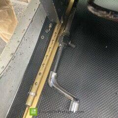 C172 seat adjustor sheared off