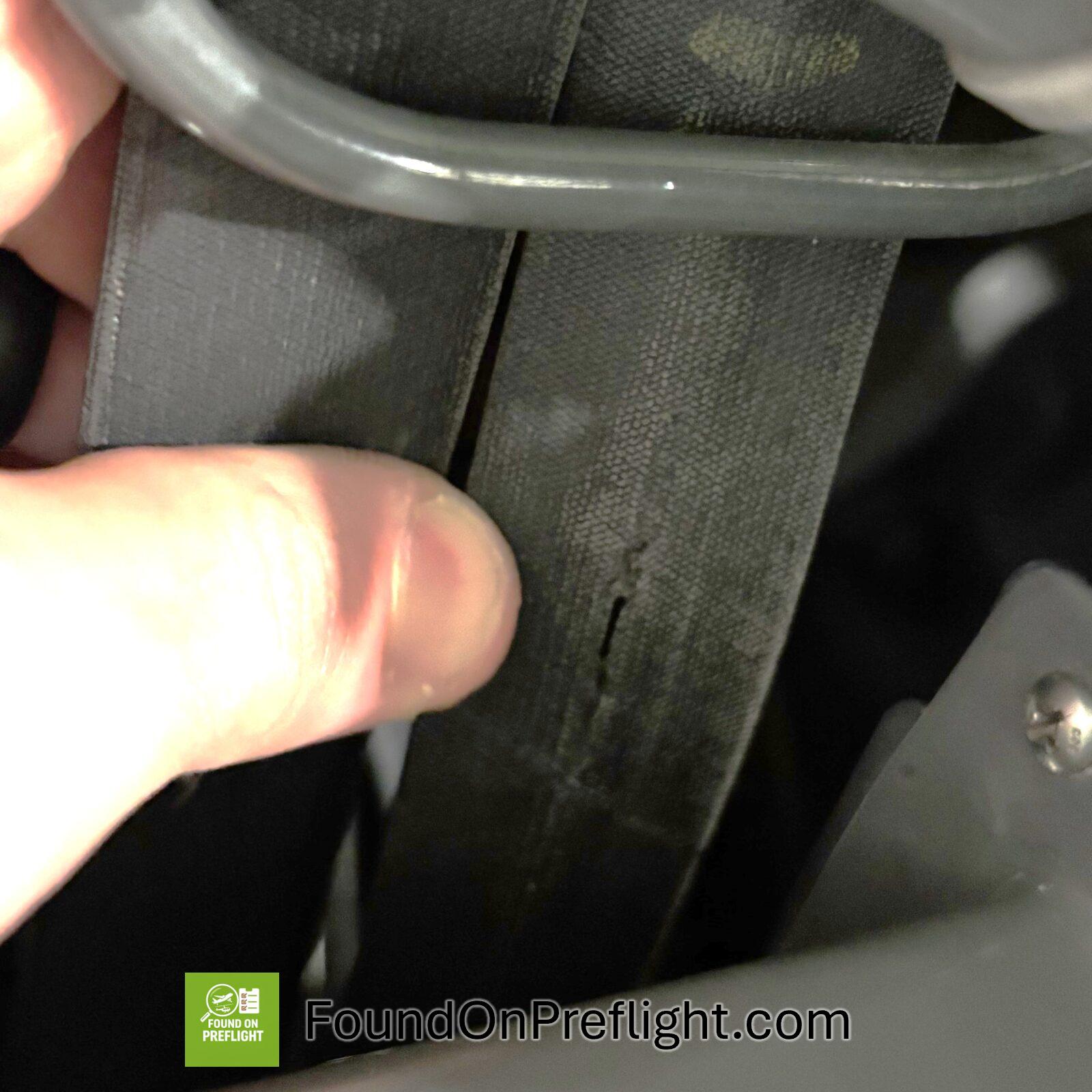 Robinson R22 – Drive System V-Belt Tear