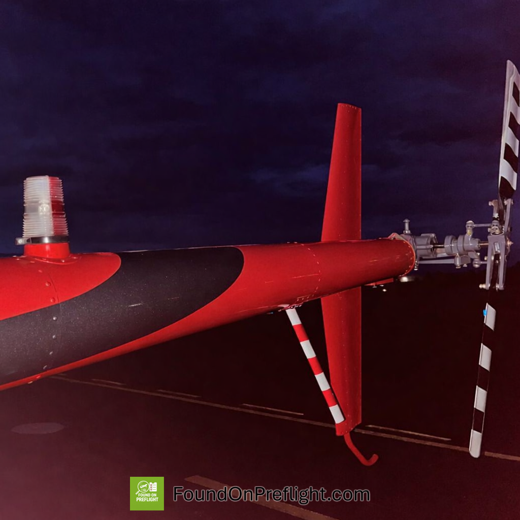 Robinson R22 – Strobe Installed Backwards