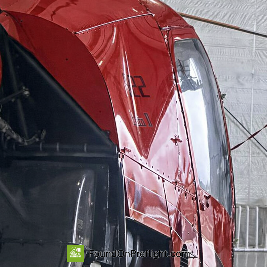 R22 big dent in right side inspection panel.