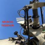Bell 429 - Tail Rotor Bonding Lead Tiedown Missing