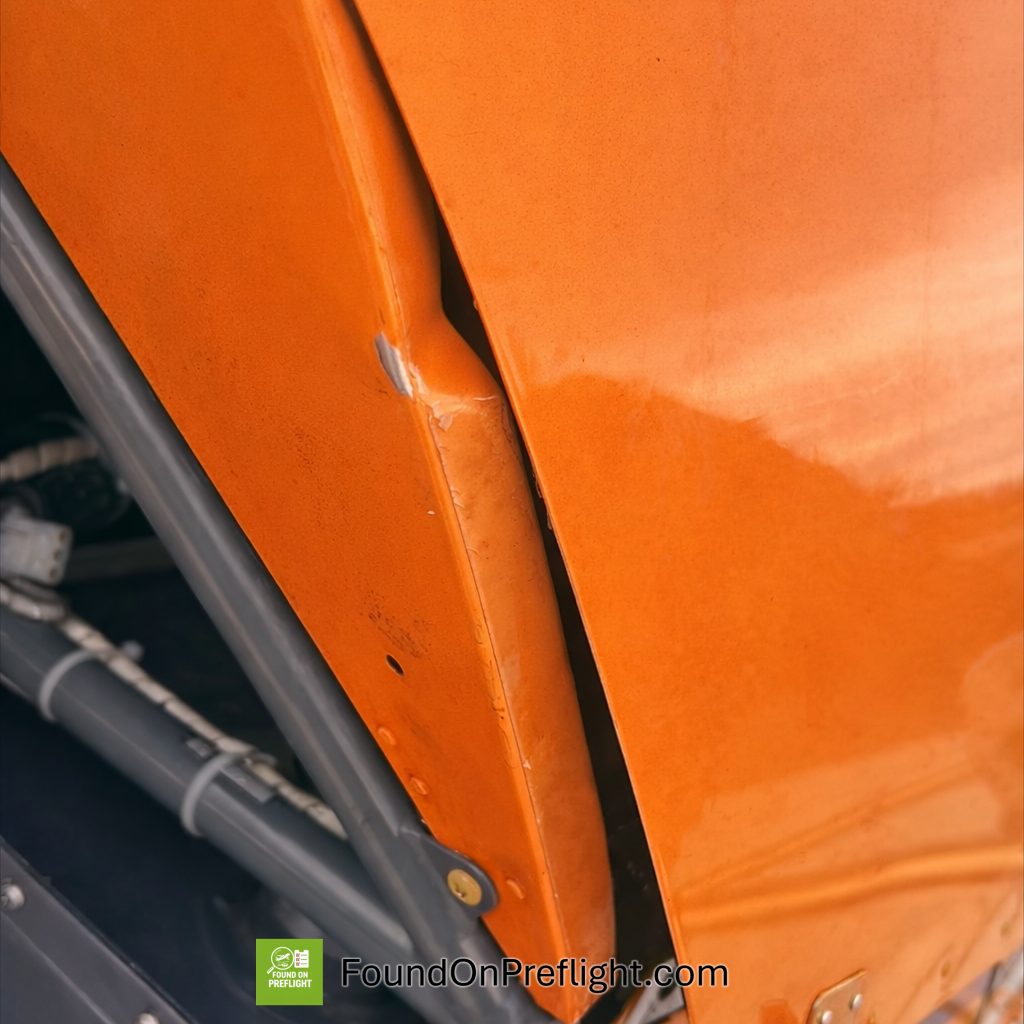 Robinson R22 – Fuselage Sheet Metal Damage