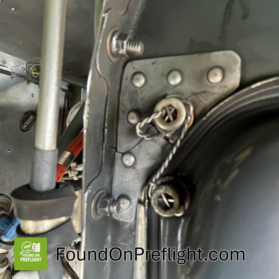 R22 Cracked Sheet Metal Through Repair