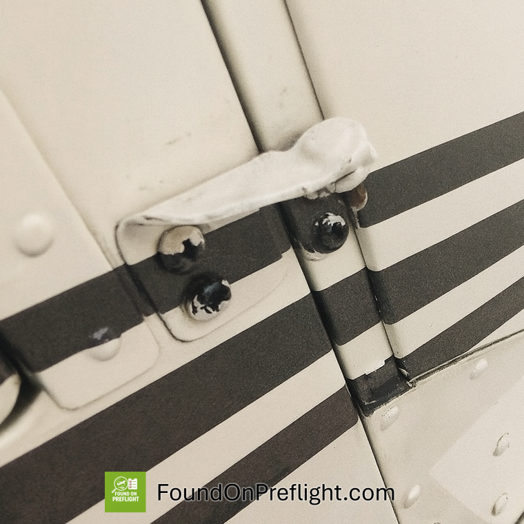 Robinson R44 – Door Pin Security Ring or Split Pin Missing