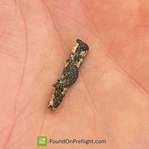 R22 debris in fuel sample - suspected to come from wooden fuel dipsticks