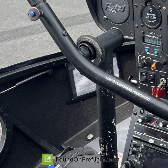 R44 cyclic cable wrapped around incorrectly