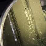 R22 preflight inspection mirror found drive belt damage