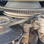 R22 - Alternator belt rubbing on starter motor case