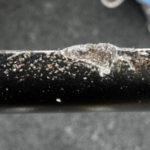 Cessna 172 propeller damaged
