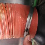 R22 Engine Intake Hose Clamp Loose