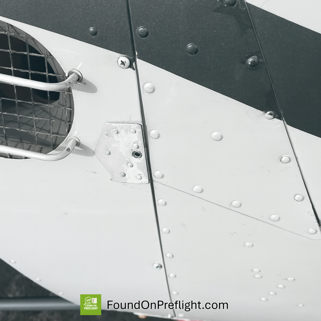 R44 missing panel screw