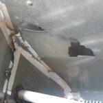 Robinson R22 – Hole in Engine Cooling Sheet Metal