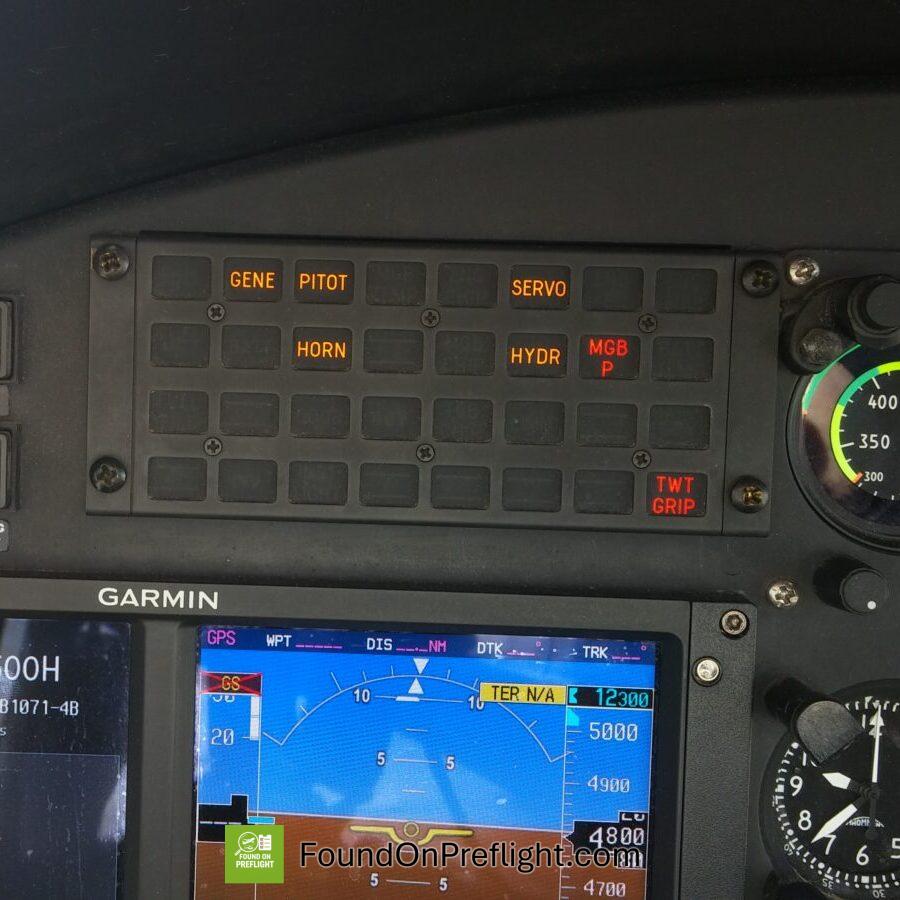 Airbus Helicopters H125 – ENG P Light Not Working