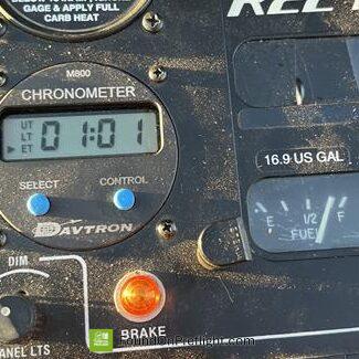 R22 fuel gage showing too high for 1 hour of engine running