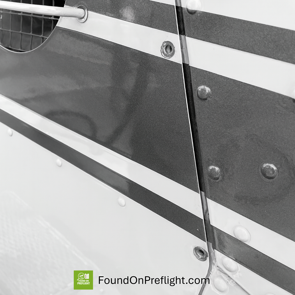R44 Missing two panel screws