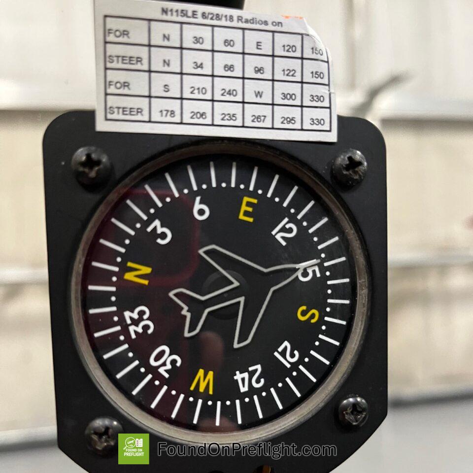 Robinson R22 – Compass Faceplate Facing Wrong Way