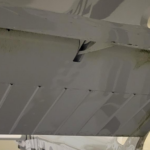 C172 strange green goo under right wing