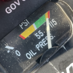Oil pressure sensor loose indicating high on the gage