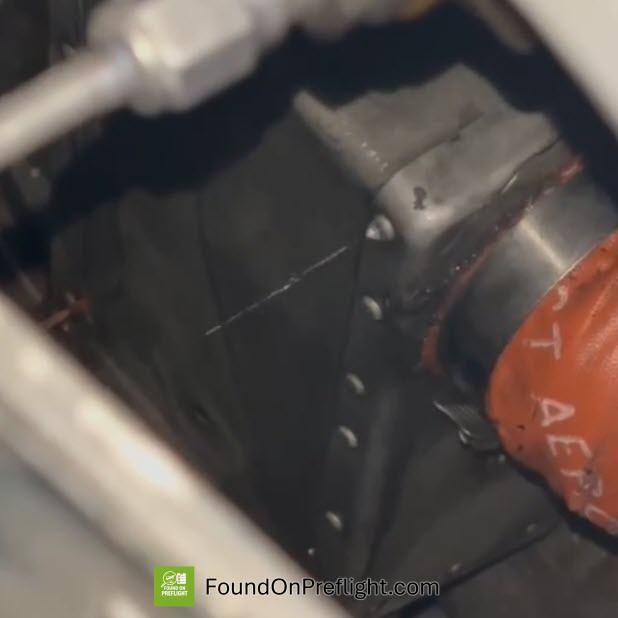 C172 fuel leak found under engine
