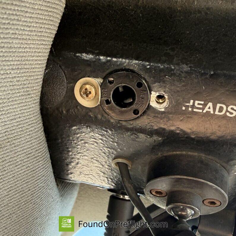 R22 headset port screw missing