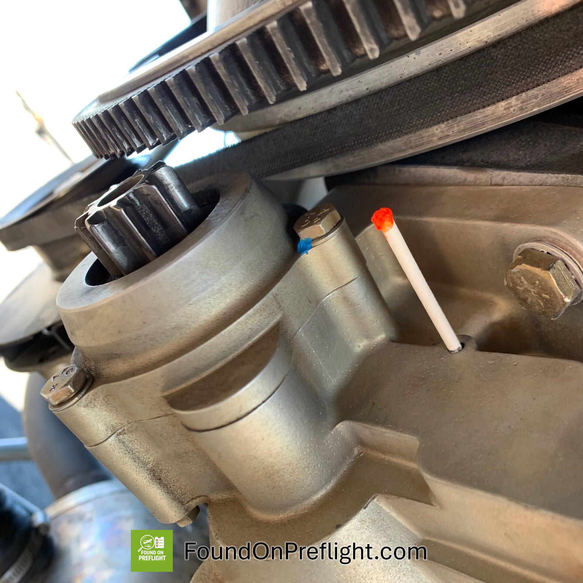 Robinson R22 Timing Stick Left In Place
