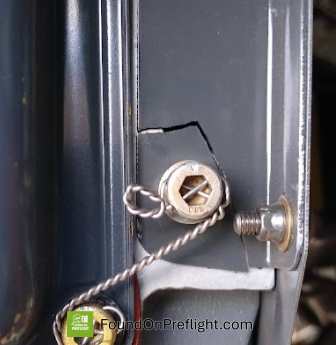 Robinson R44 – Cracked Cooling Sheet Metal