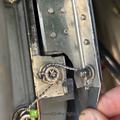 Cracked engine cooling sheet metal (through a repair plate)