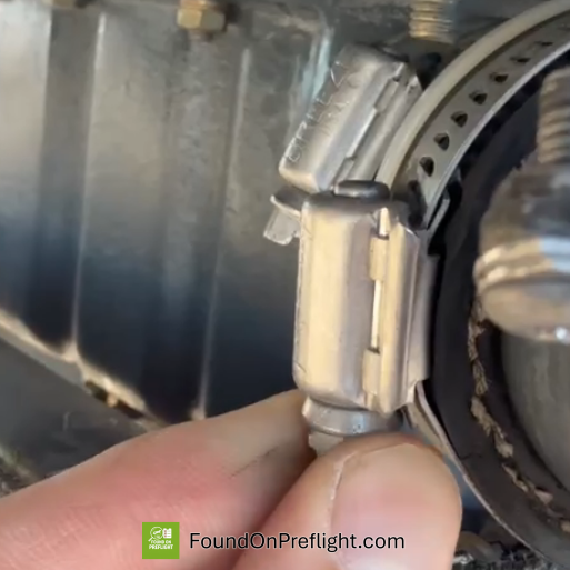 Robinson R22 – Loose Intake Manifold Clip (Video)
