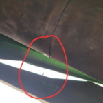 Robinson R44 – Exhaust Guard Bracket Snapped