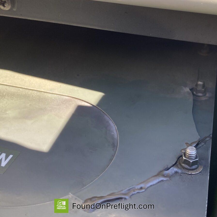 Robinson R44 – Cracked Engine Cooling Sheet Metal