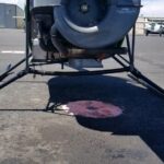 R22 asymmetrical bend on landing crossbar