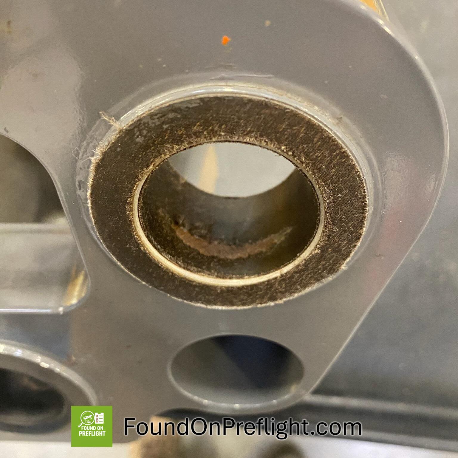 Very creaky main rotor head found to be Teflon bearing failure